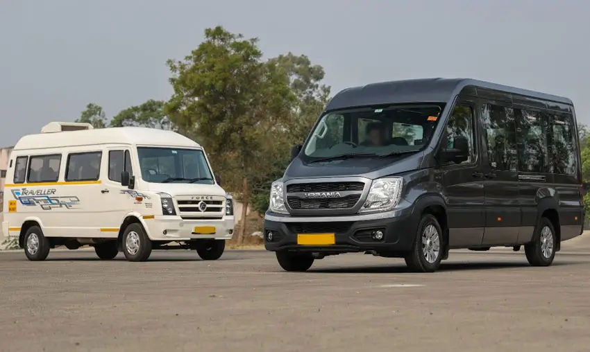 Force Urbania vs Tempo Traveller – Right Vehicle for Your Family Tour in India
