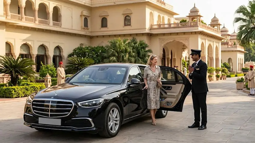 Mercedes Car Hire with Chauffeur in India | Luxury Rental