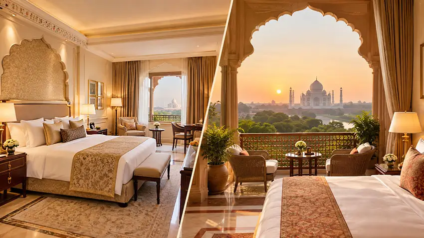 Oberoi Amarvilas Room vs Balcony Room: Upgrade Guide
