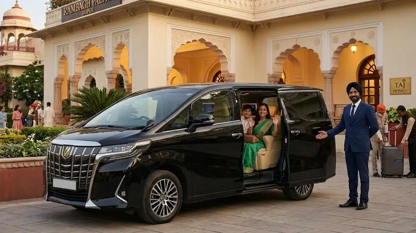Toyota Vellfire Hire with Chauffeur in India | Luxury MPV