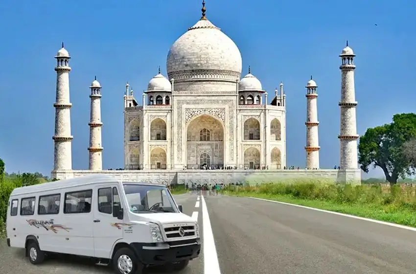 Same Day Agra Taj Mahal Tour from Delhi by Tempo Traveller