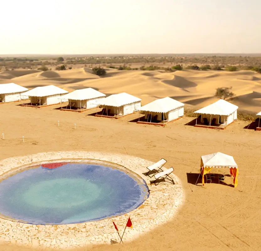 Rajasthan Luxury Desert Camp with Taj & Oberoi Hotels – 1