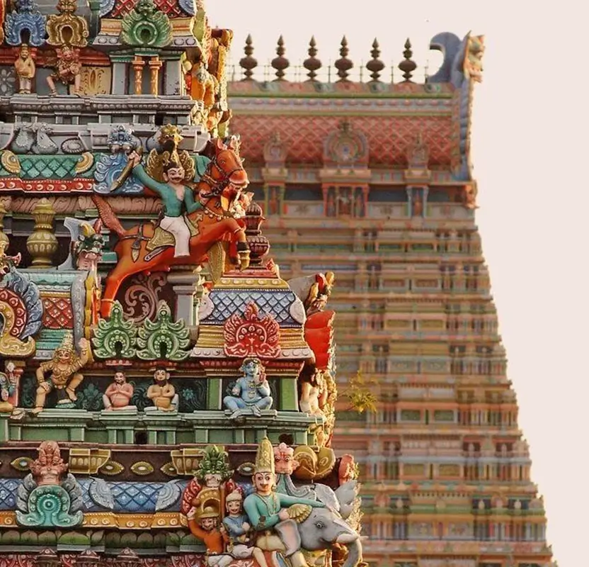 Golden Triangle Tour with Tamil Nadu Temples