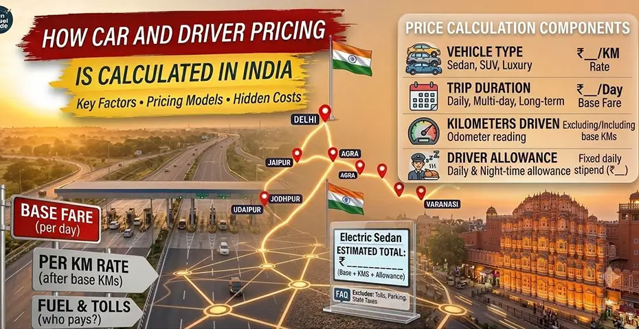 Car and Driver Pricing Is Calculated in India