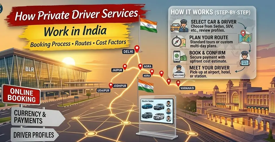 Private Driver Services Work in India